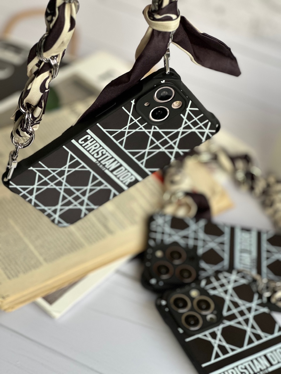 قاب Black Christian Dior با بند