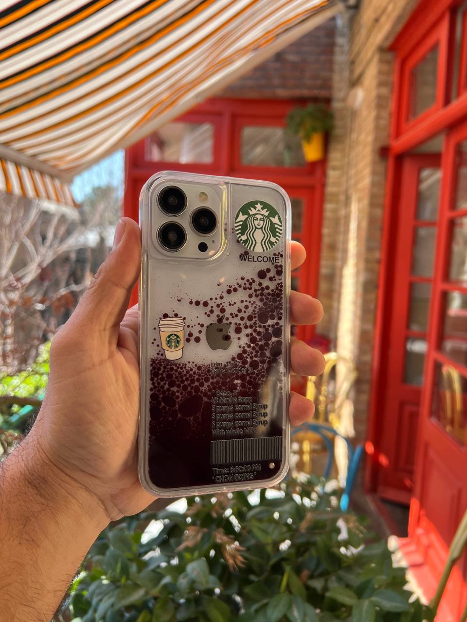 قاب استارباکس لیوانی آکواریومی