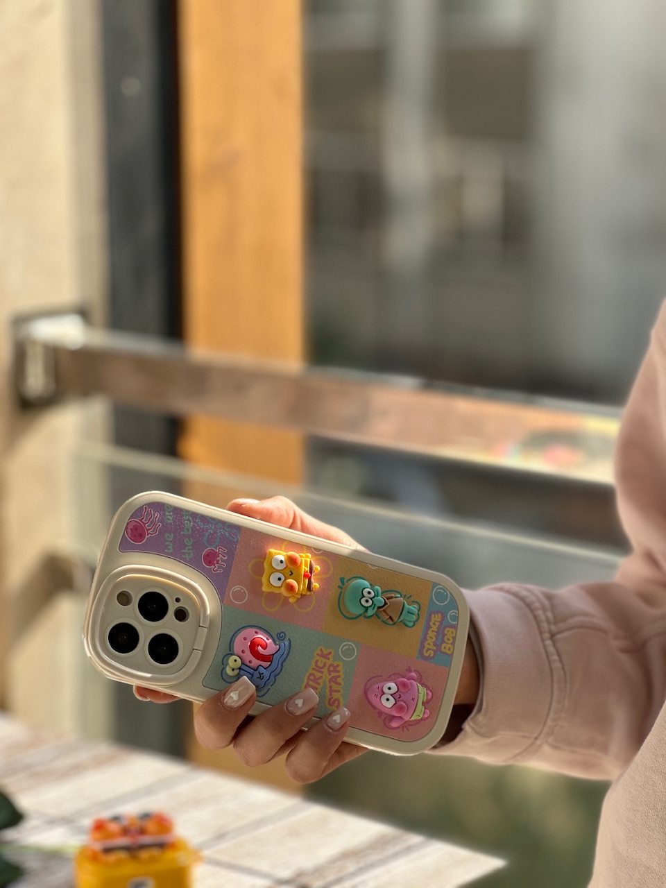 قاب آیفون استندشو پاتریک و باب اسفنجی