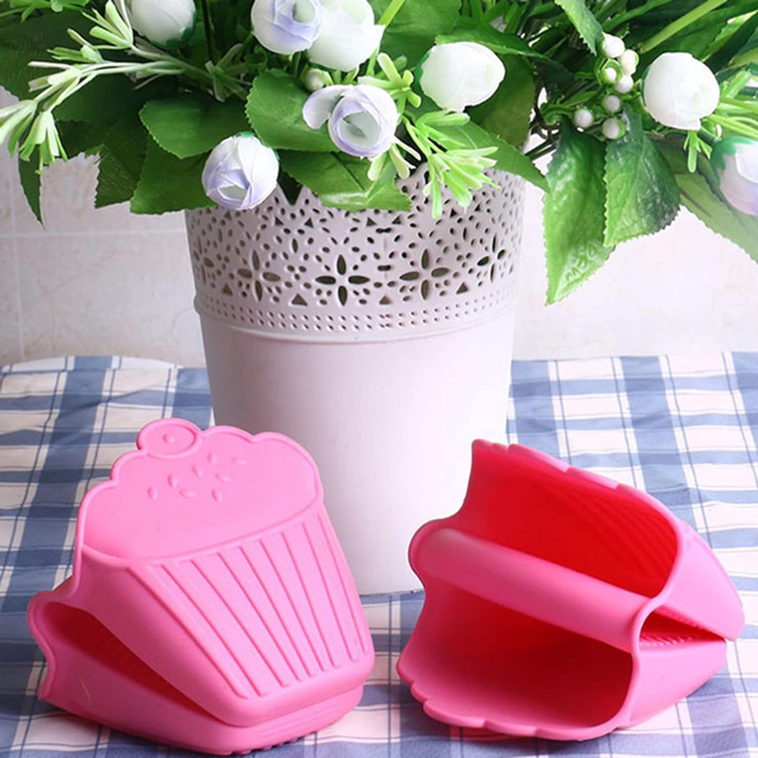 دستگیره سیلیکونی طرح کاپ کیک