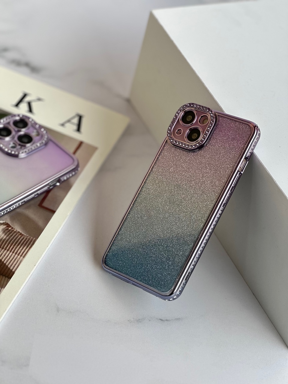 قاب یخمکی شاین نگین دار