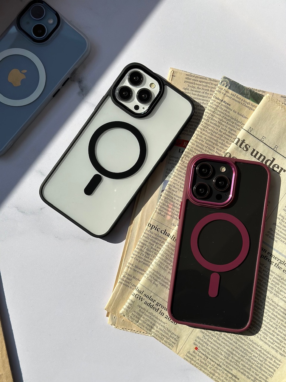 قاب دور سیلیکونی آیفون مگ سیف فعال