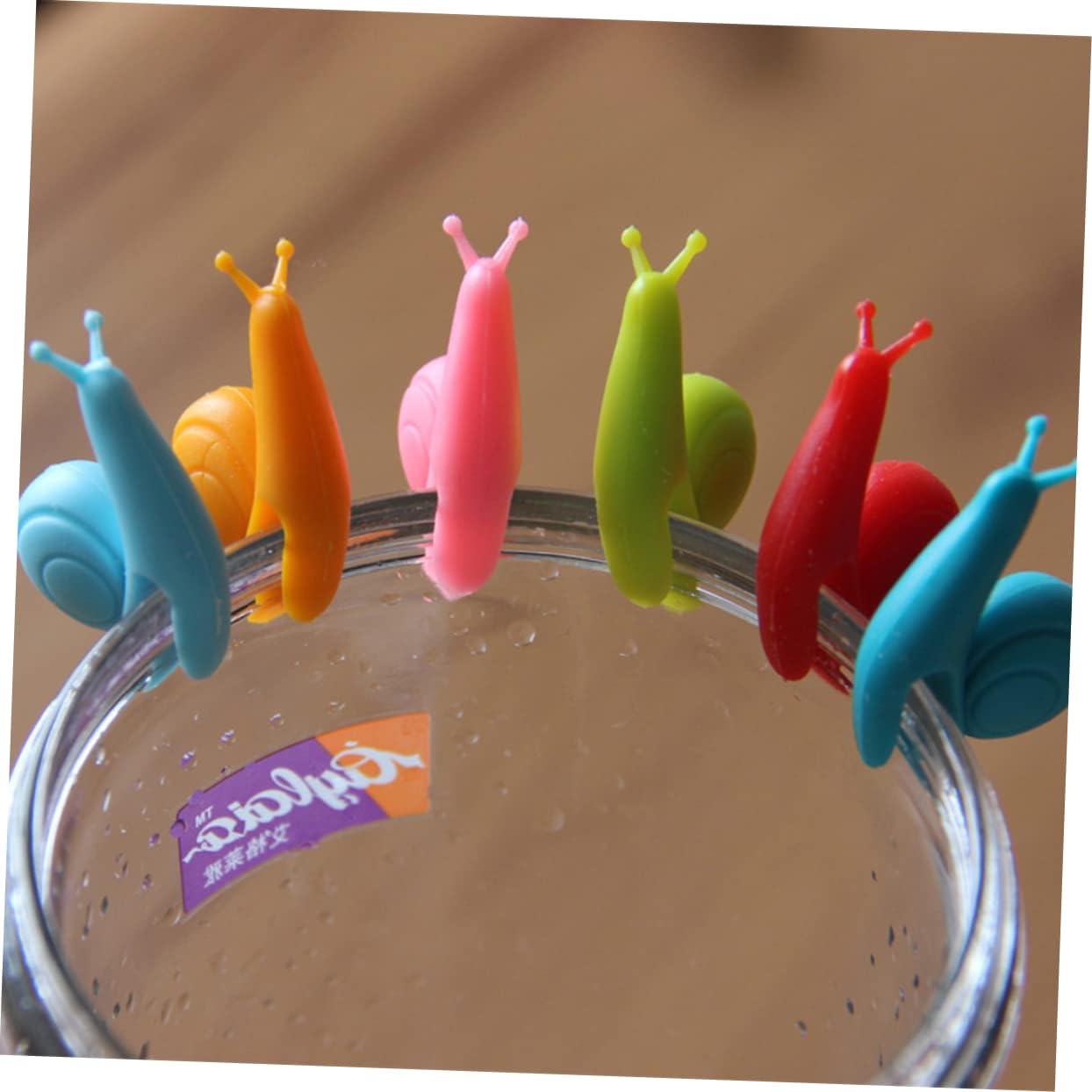 نشانگر لیوان طرح حلزون بسته 4 تایی