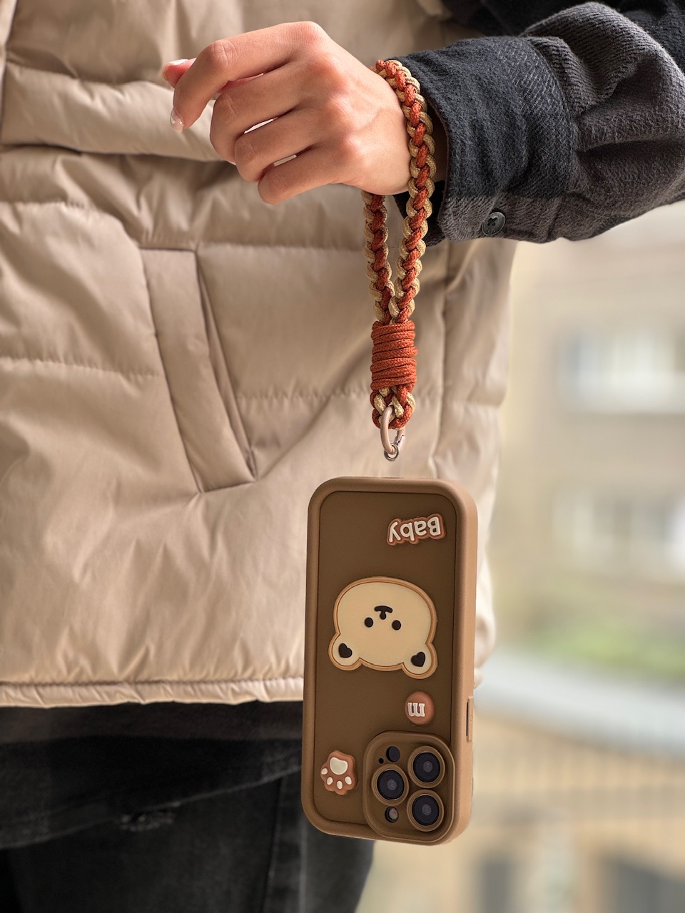 قاب Baby Bear با بند طنابی