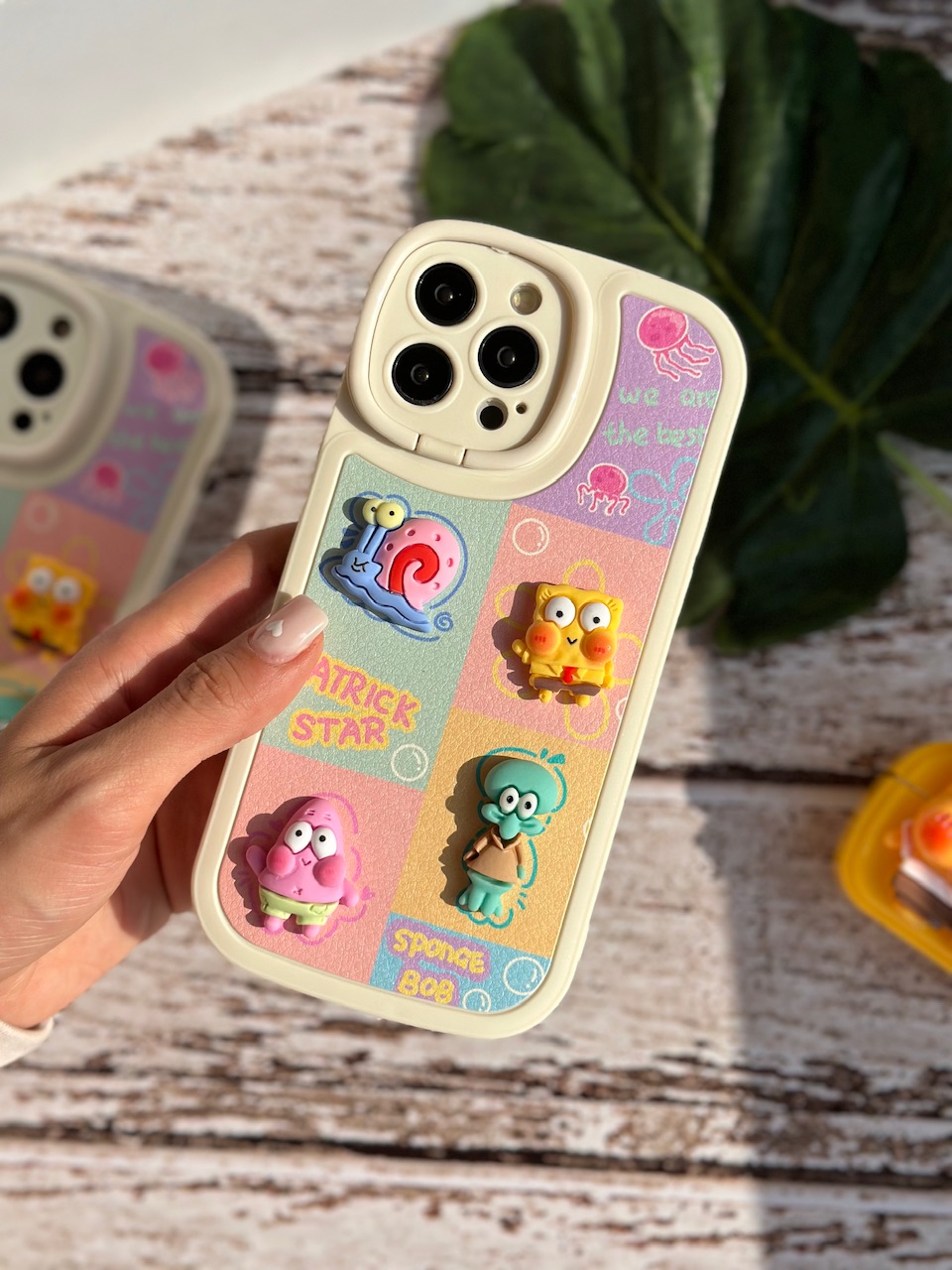 قاب آیفون استندشو پاتریک و باب اسفنجی