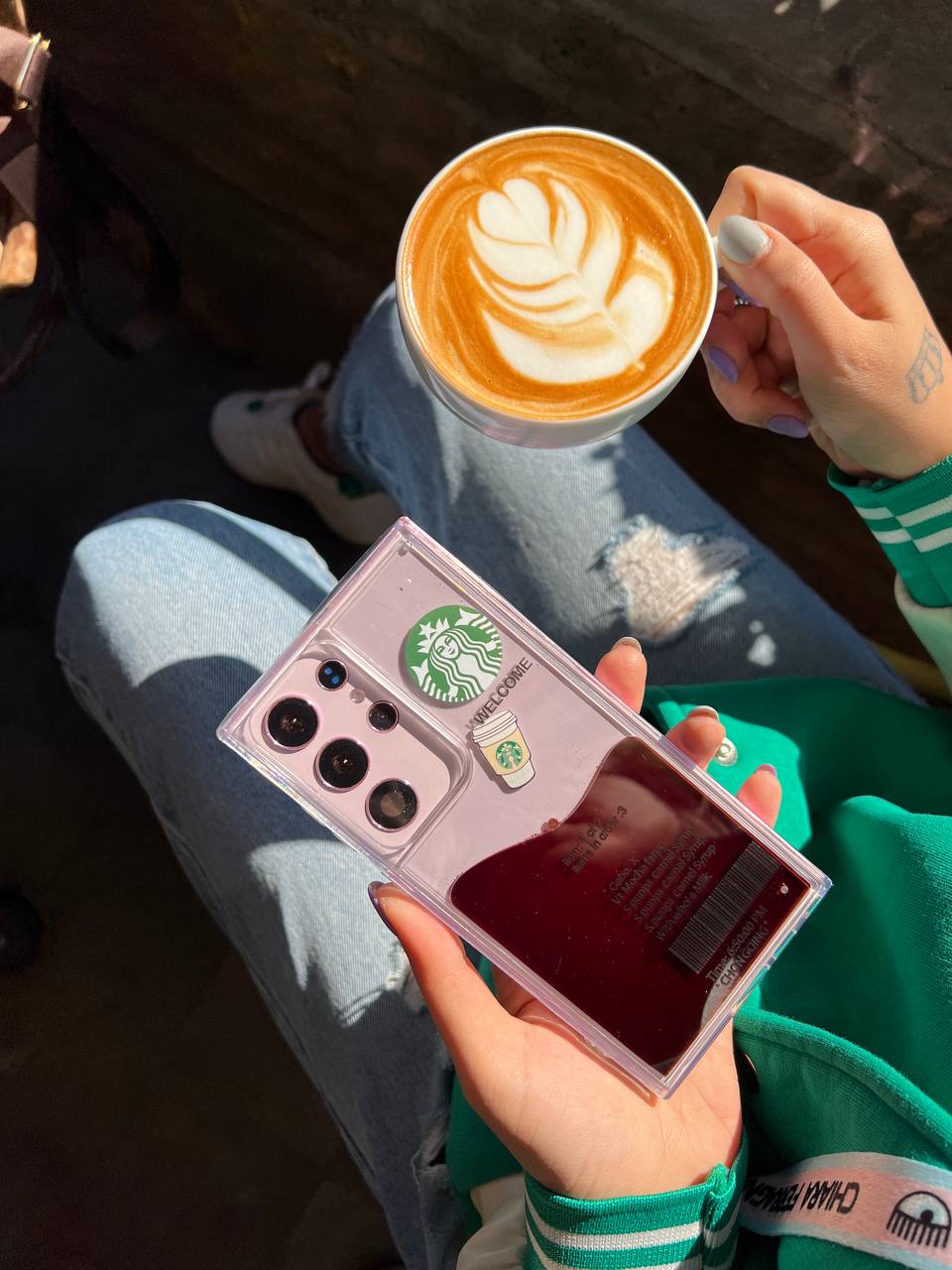 قاب استارباکس لیوانی آکواریومی