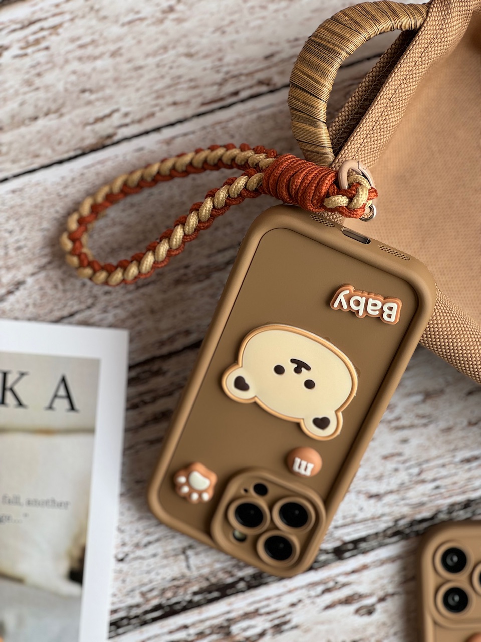 قاب Baby Bear با بند طنابی