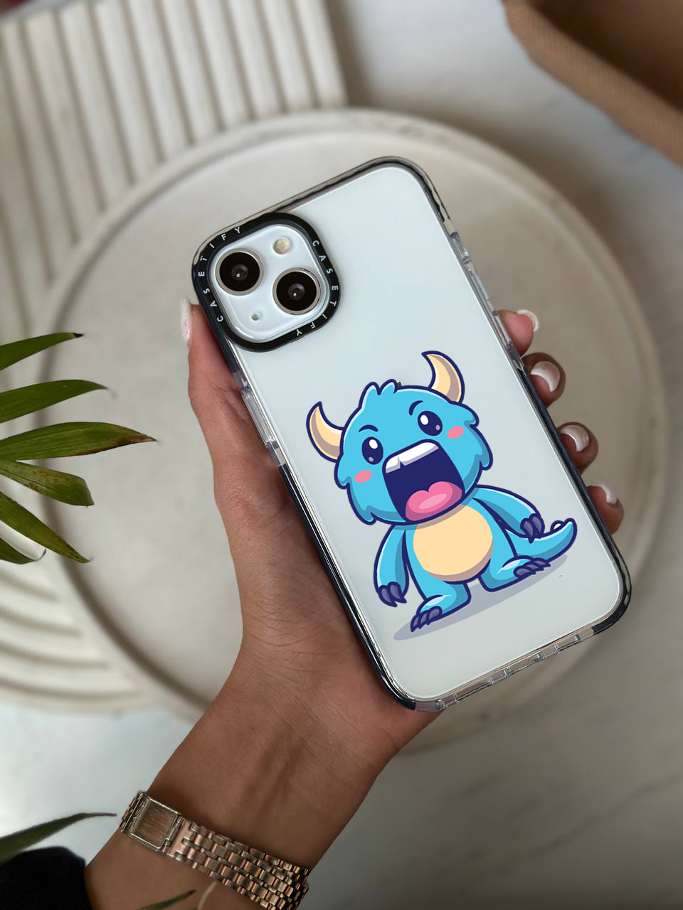 قاب موبایل سفارشی طرح سالیوان عصبانی شاخدار (کد0045)