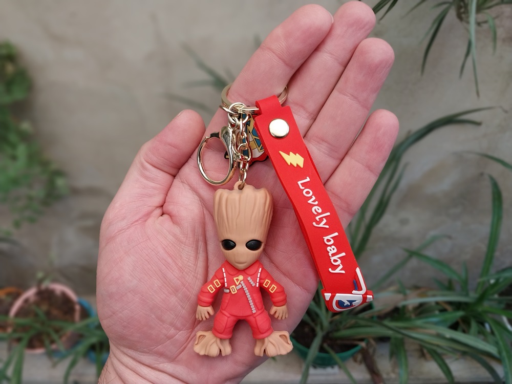 جاکلیدی آویز سیلیکونی طرح گروت