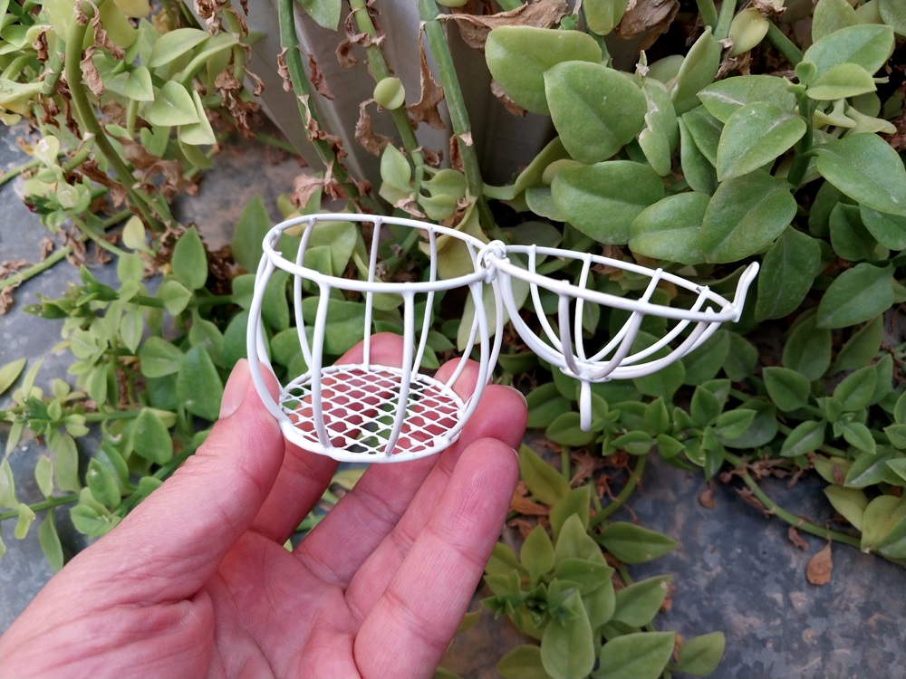 جاشمعی آویزدار کوچک طرح قفس