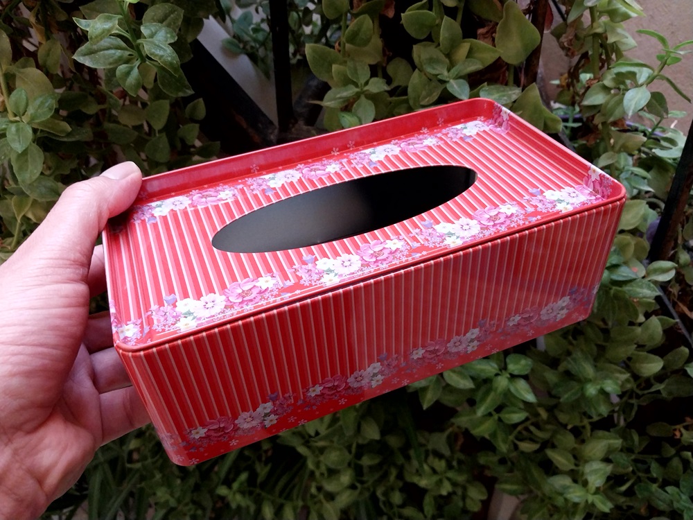 جا دستمال کاغذی فلزی