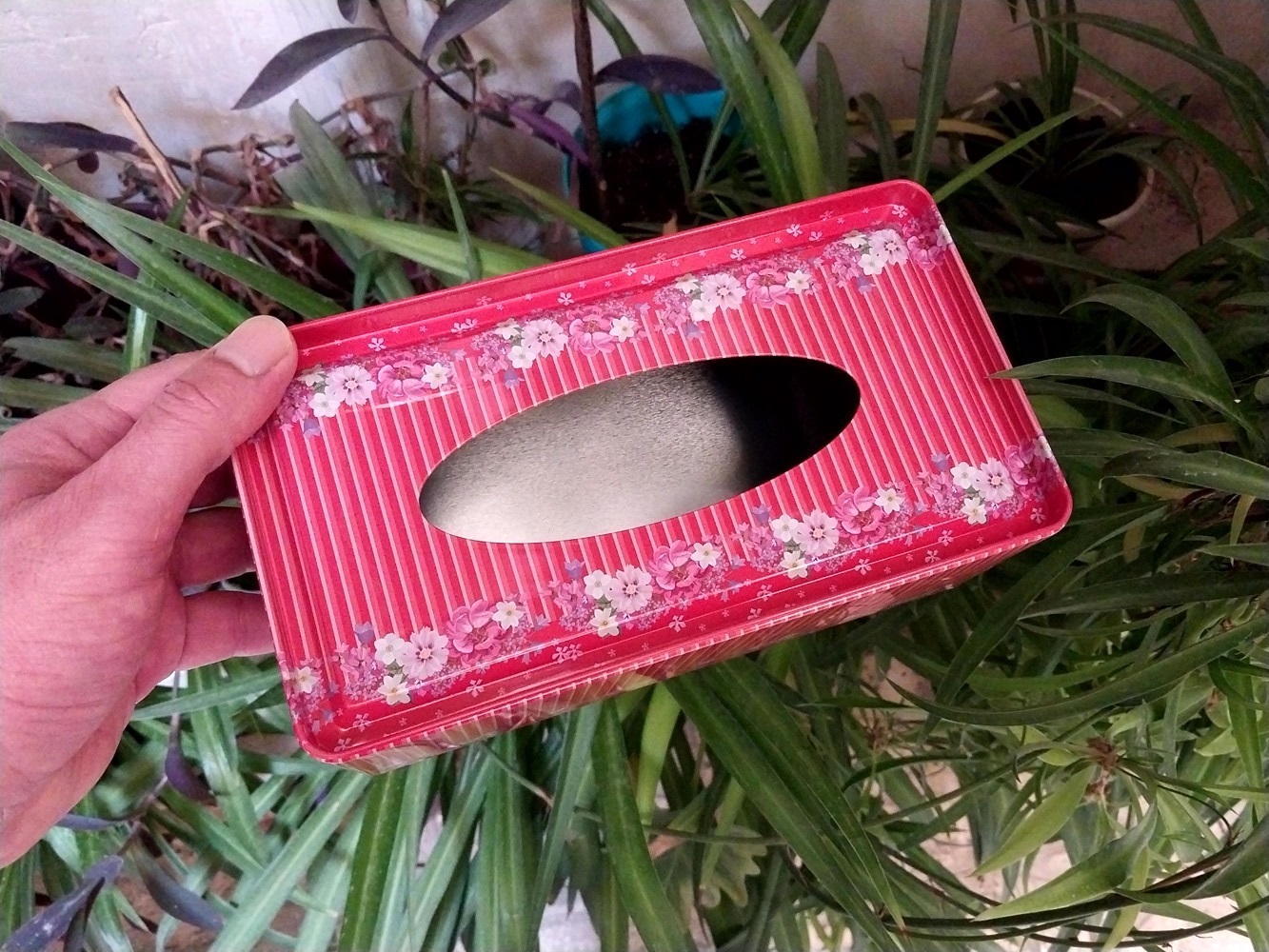 جا دستمال کاغذی فلزی