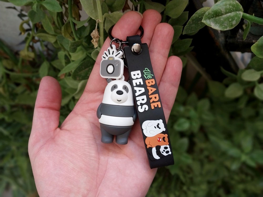 جاکلیدی آویز سیلیکونی طرح خرس پاندا