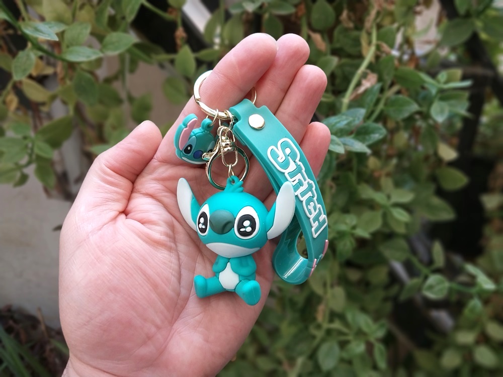 جاکلیدی آویز سیلیکونی طرح استیچ