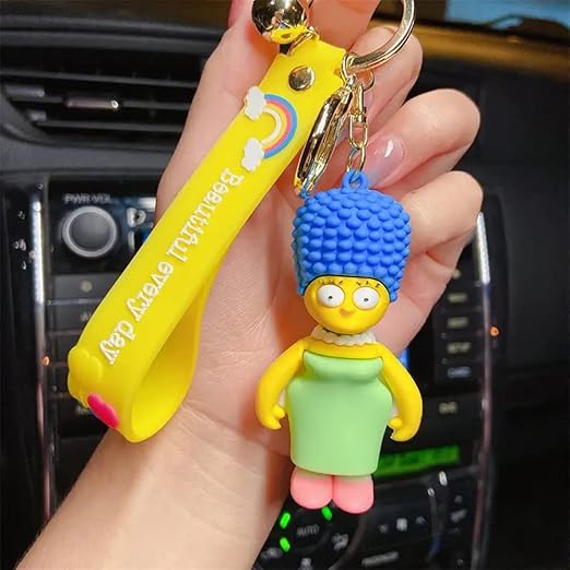 جاکلیدی آویز سیلیکونی خانواده سیمپسون ها