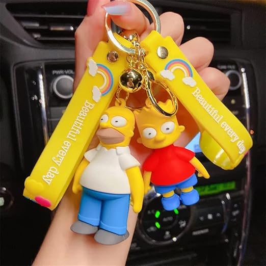 جاکلیدی آویز سیلیکونی خانواده سیمپسون ها