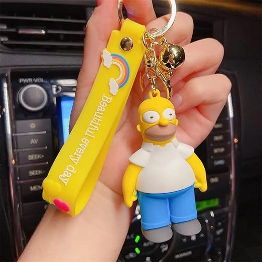 جاکلیدی آویز سیلیکونی خانواده سیمپسون ها