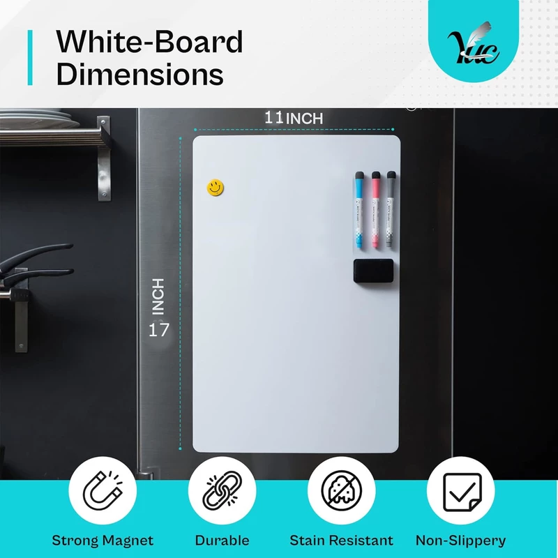 تخته وایت برد مغناطیسی انعطاف پذیر 43x28