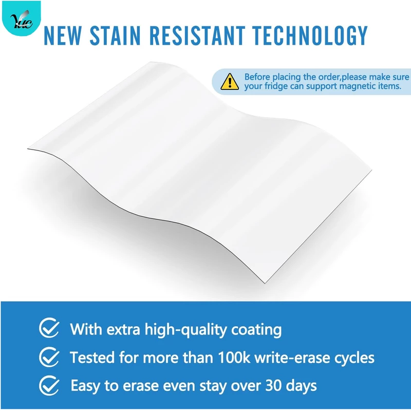 تخته وایت برد مغناطیسی انعطاف پذیر 43x28