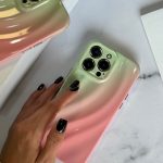 قاب گرادیانت صورتی سبز