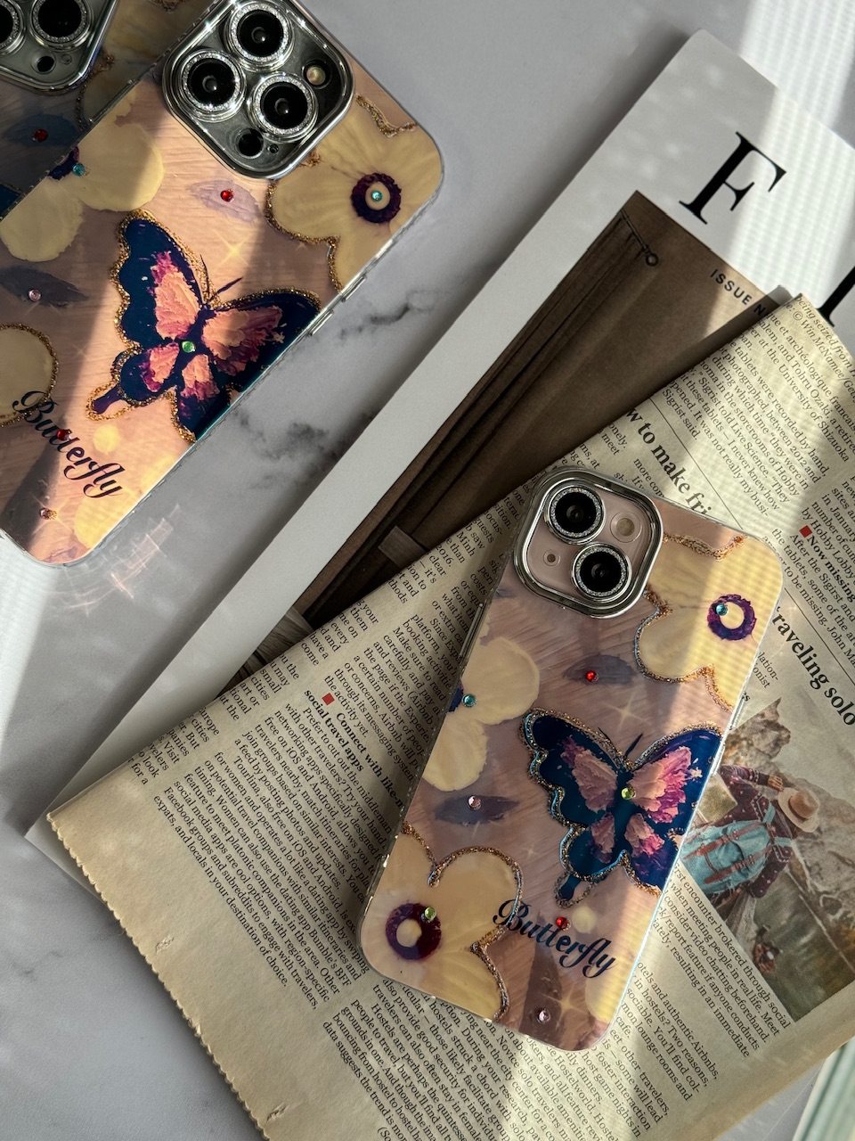 قاب پروانه آبرنگی