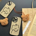 قاب تدی با آویز پشمی