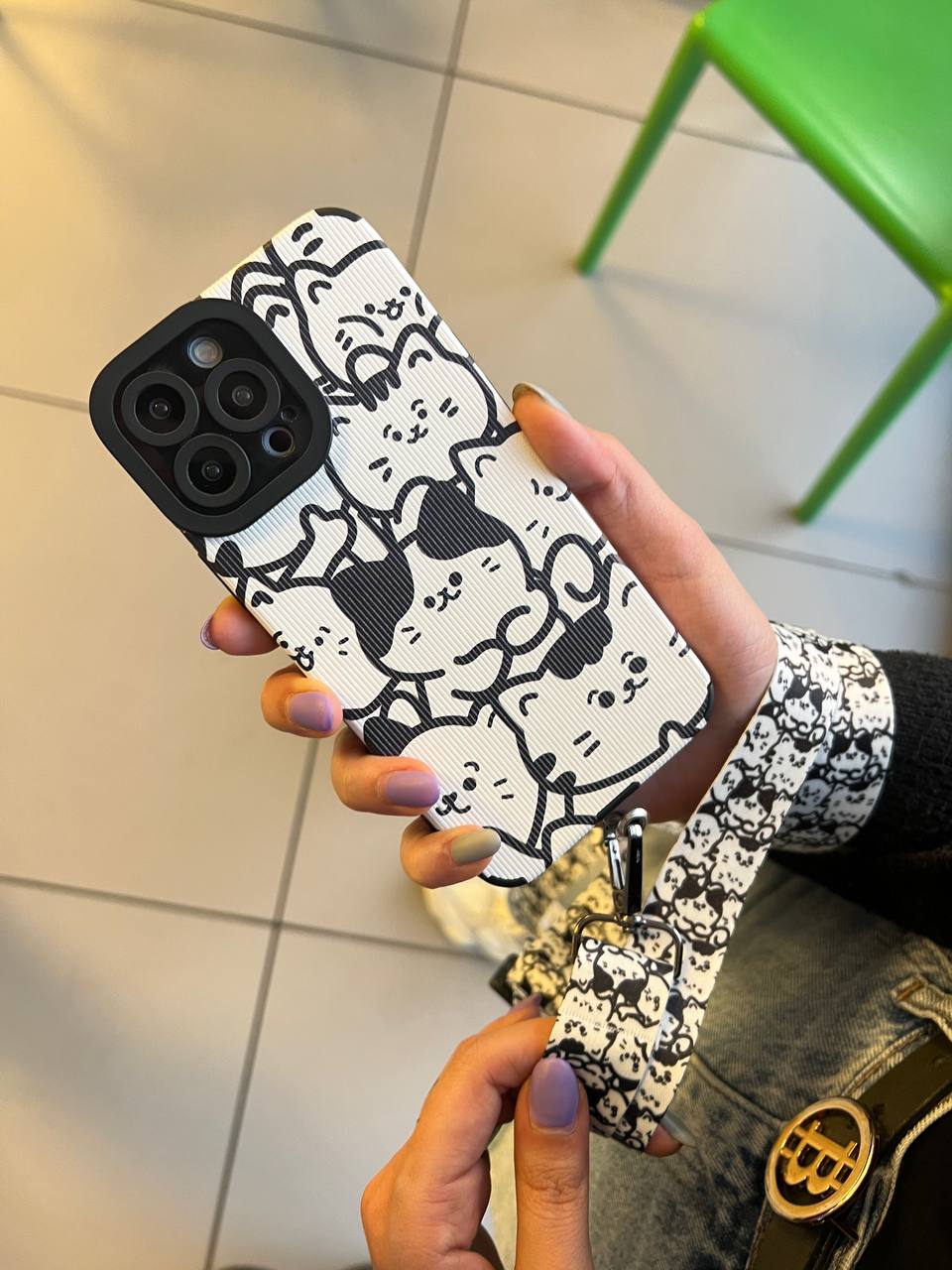 قاب گربه کبریتی (همراه با بند هدیه)