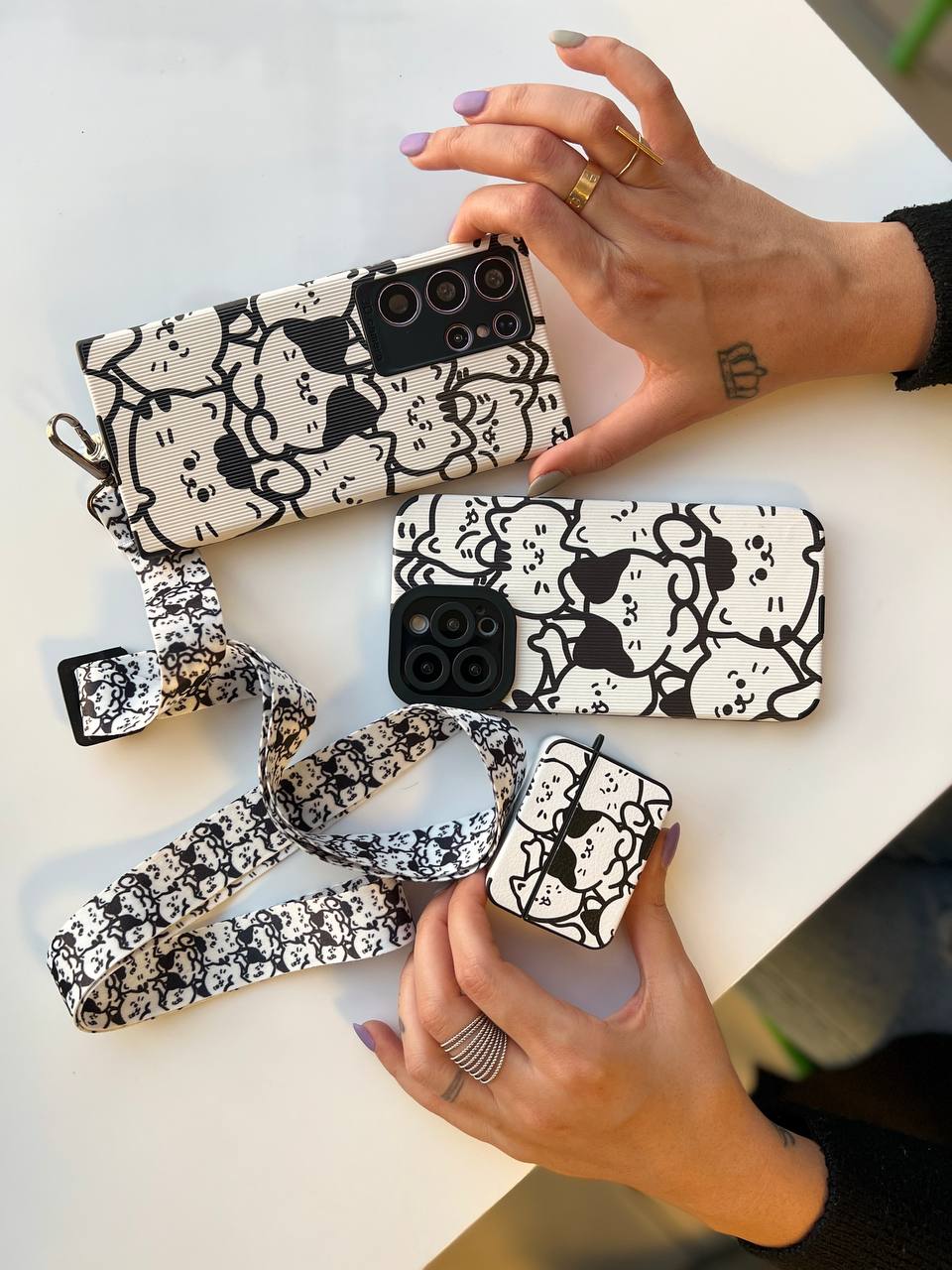 قاب گربه کبریتی (همراه با بند هدیه)