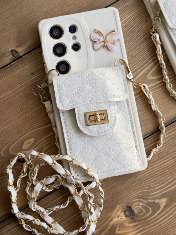 قاب سامسونگ بالشتی پروانه ای جاکارتی دار