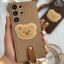 قاب موبایل خرس دوست داشتنی + بندست