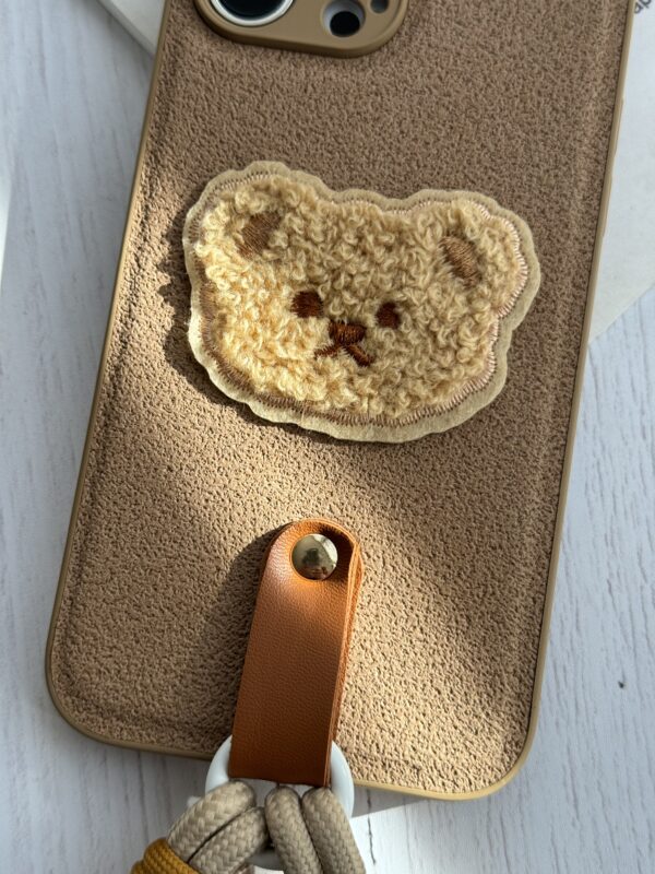 قاب موبایل خرس دوست داشتنی + بندست
