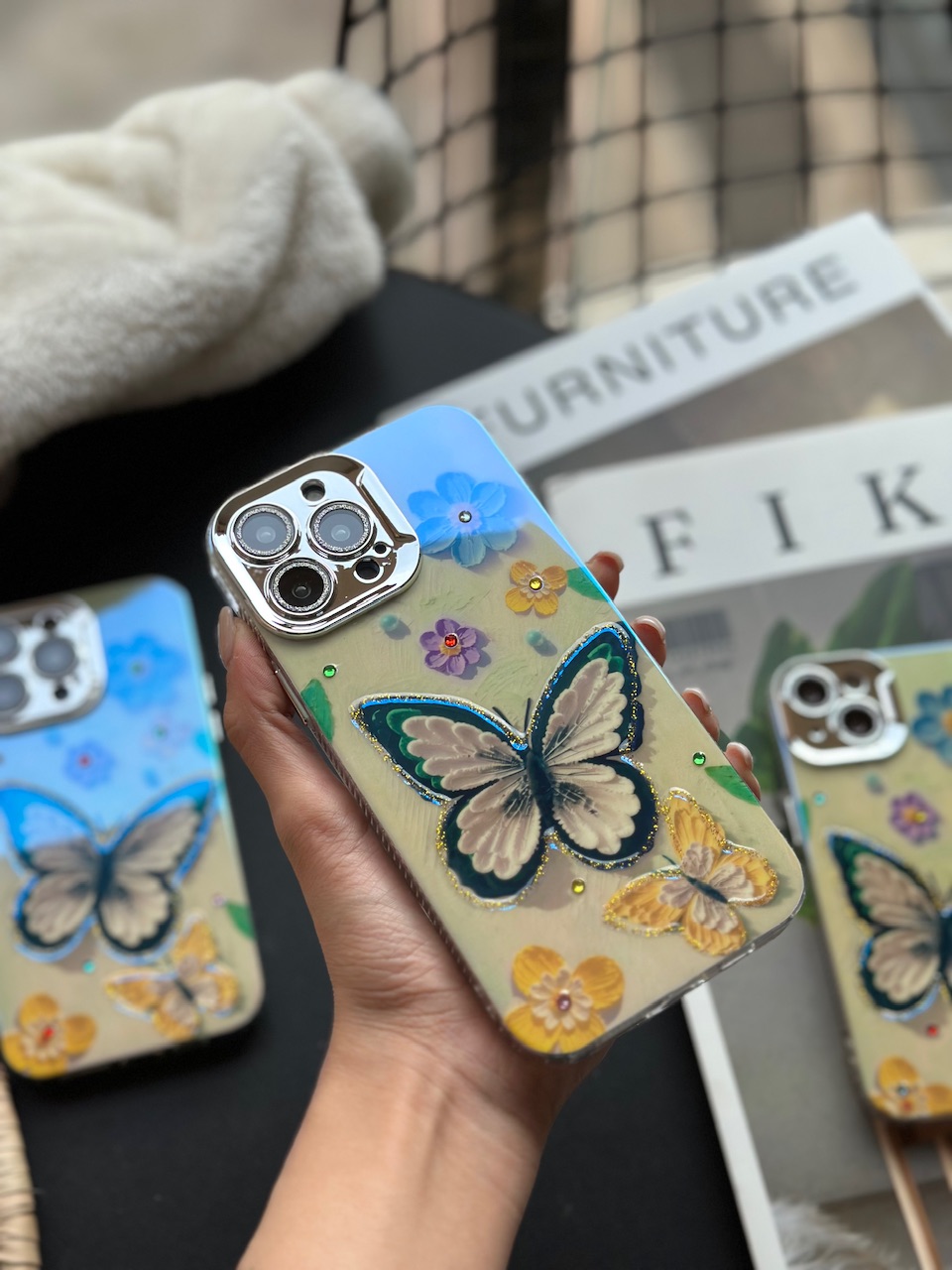 قاب گل و پروانه