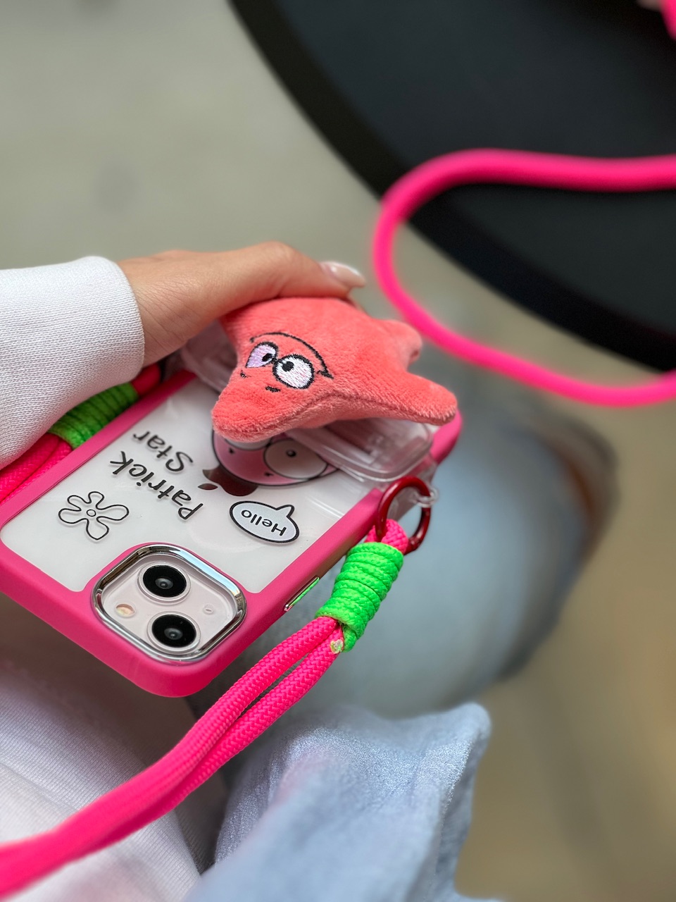 قاب پاتریک عروسکی با بند بلند