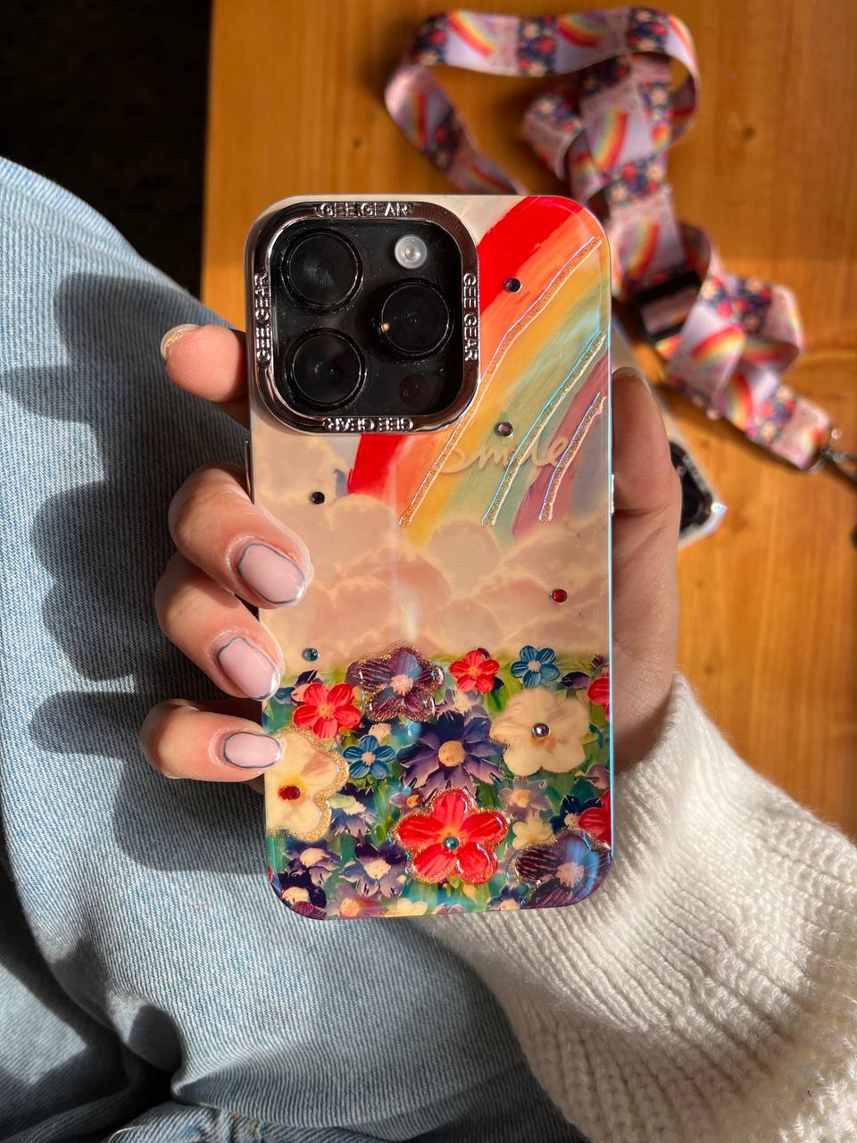 قاب رنگین کمان بهاری (همراه بند هدیه)