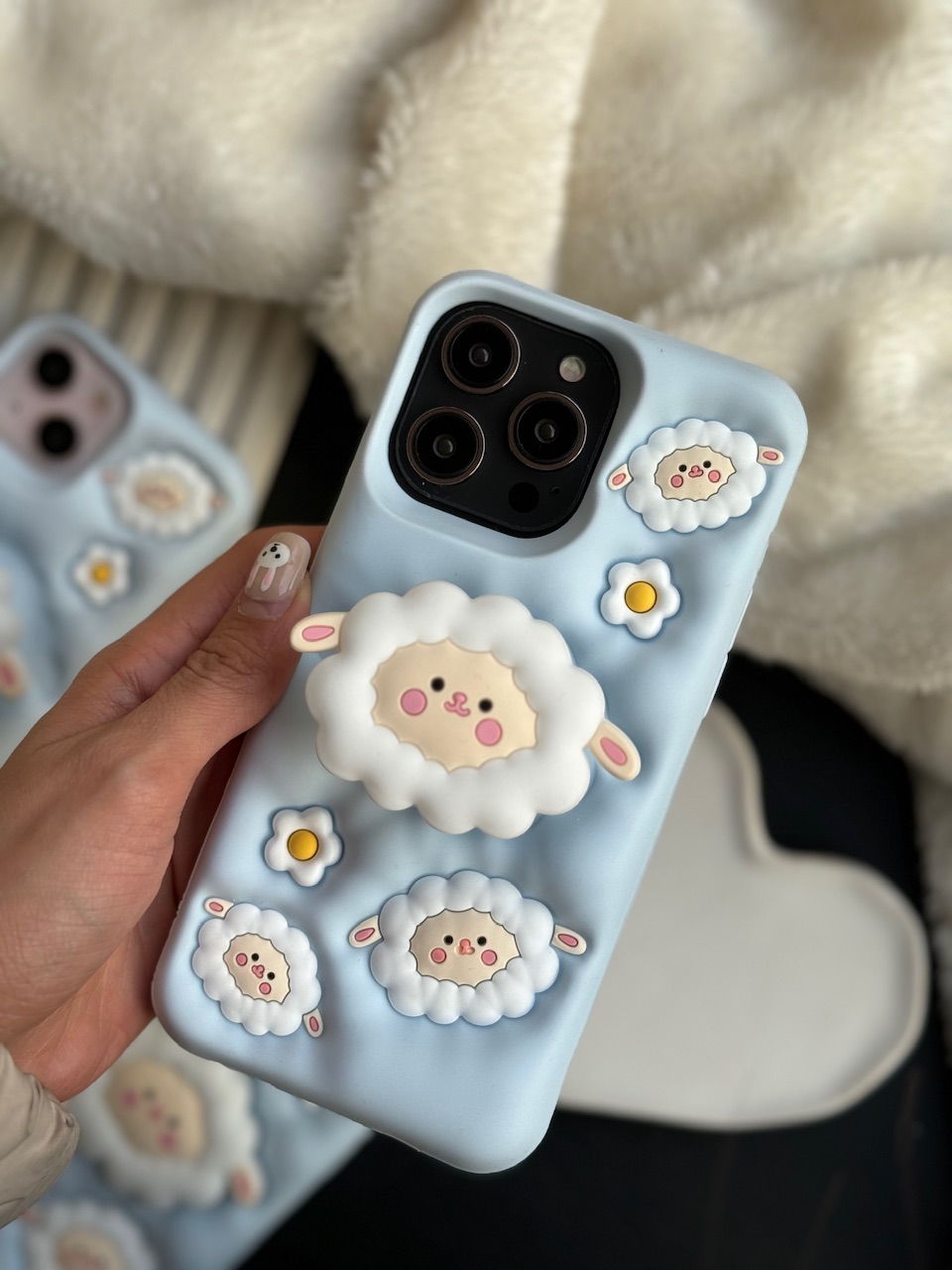 قاب گوسفند سیلیکونی پاپ سوکت استند شو