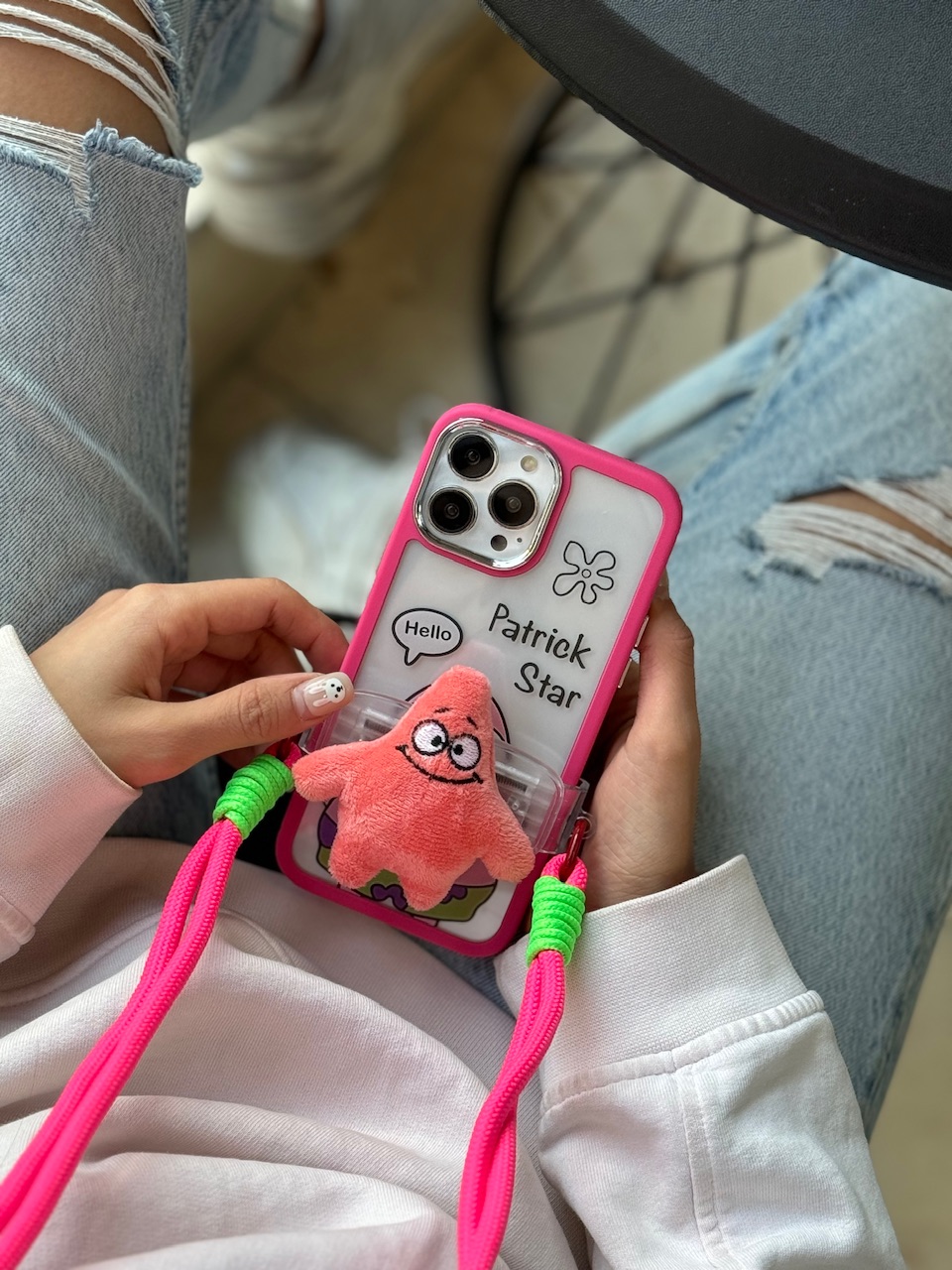 قاب پاتریک عروسکی با بند بلند