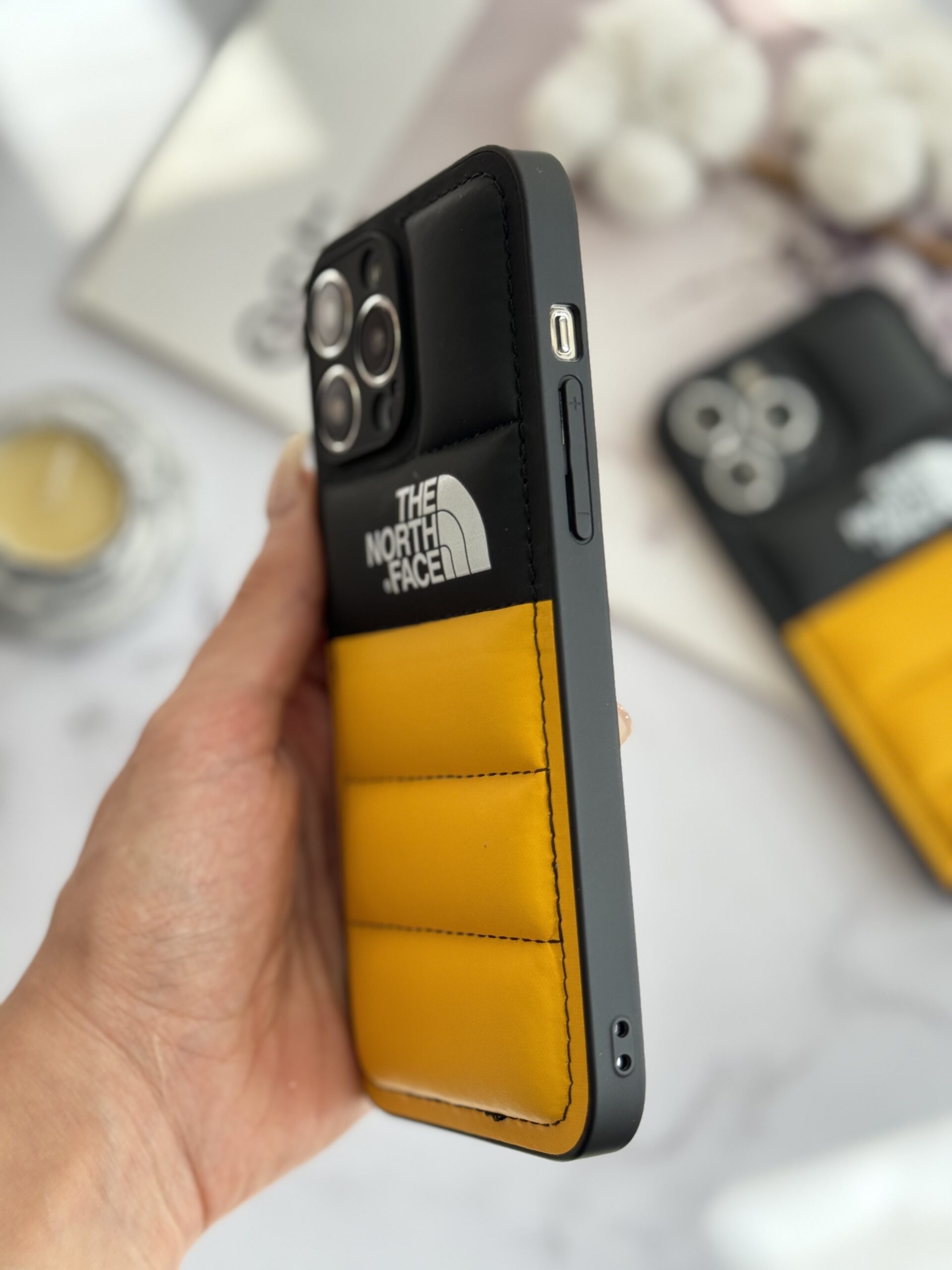 قاب پافر دو رنگ مشکی زرد