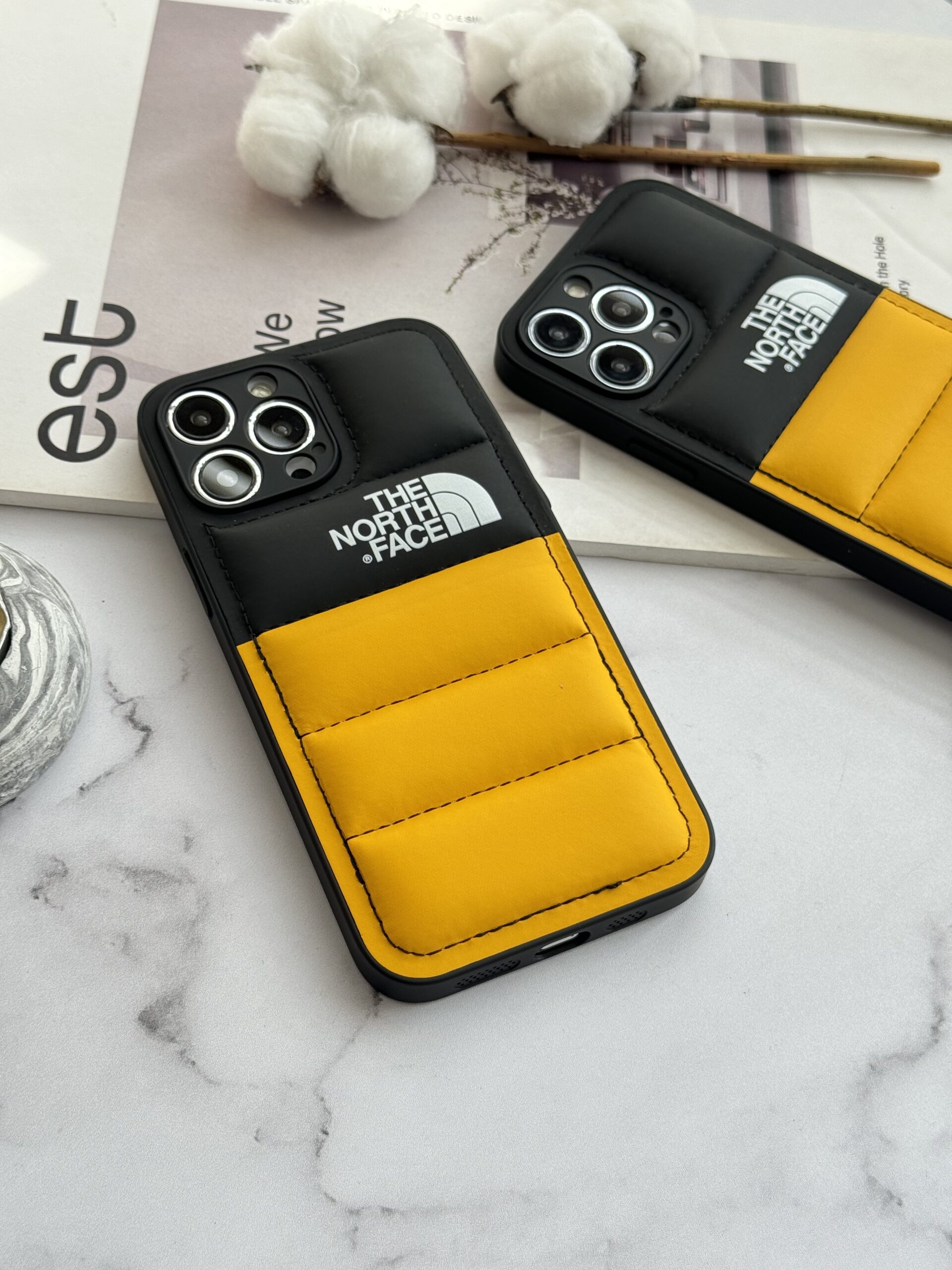 قاب پافر دو رنگ مشکی زرد