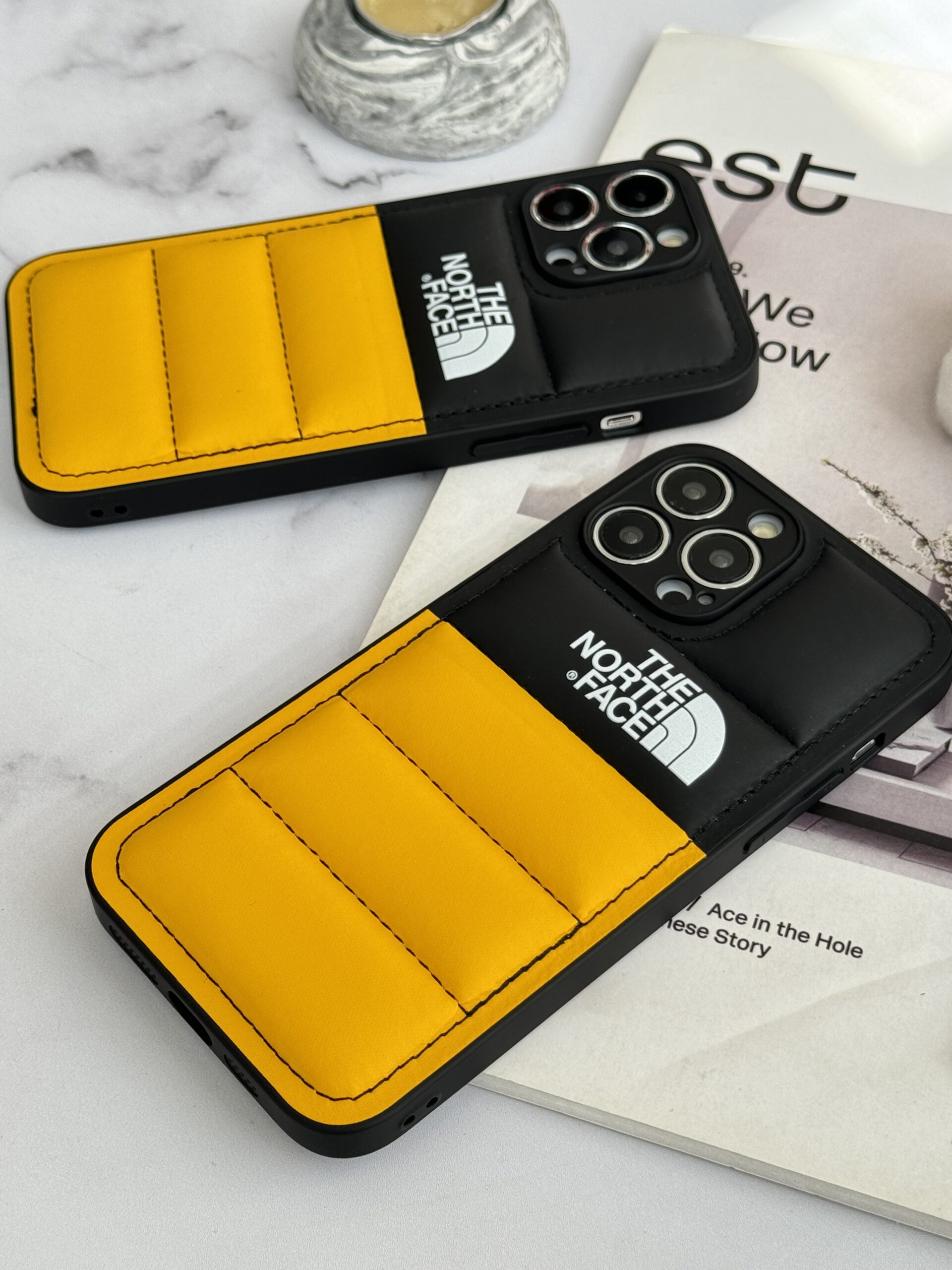 قاب پافر دو رنگ مشکی زرد