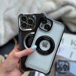 قاب ایربگ دار Magsafe با گلس لنز