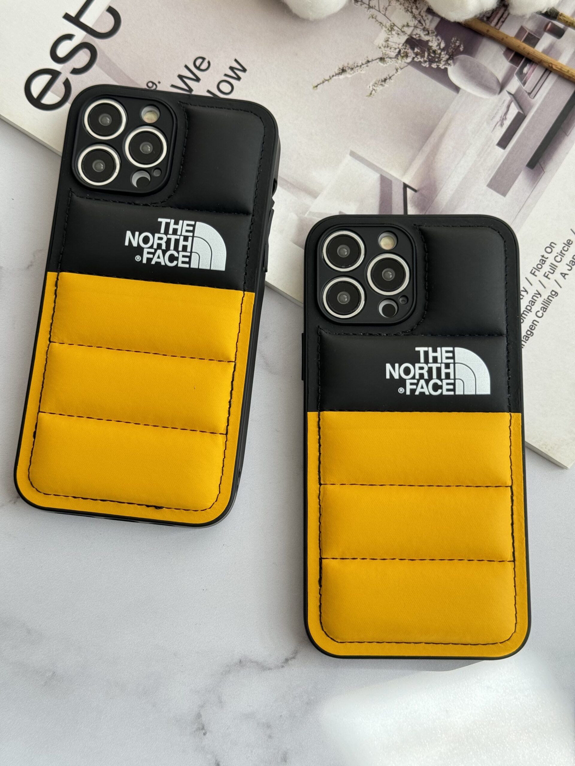 قاب پافر دو رنگ مشکی زرد