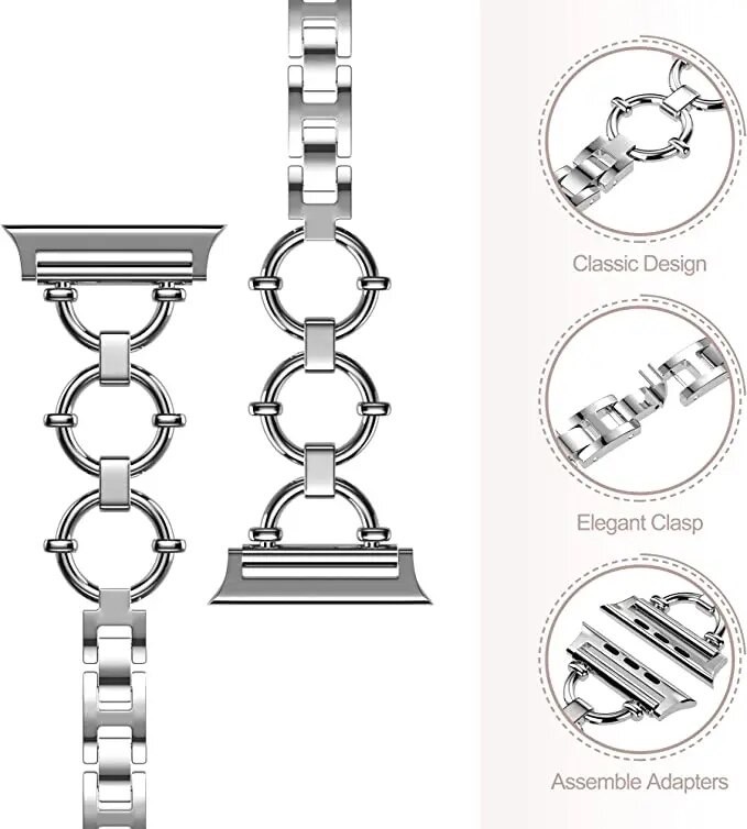 بند اپل واچ فلزی طرح رینگی Gucci design