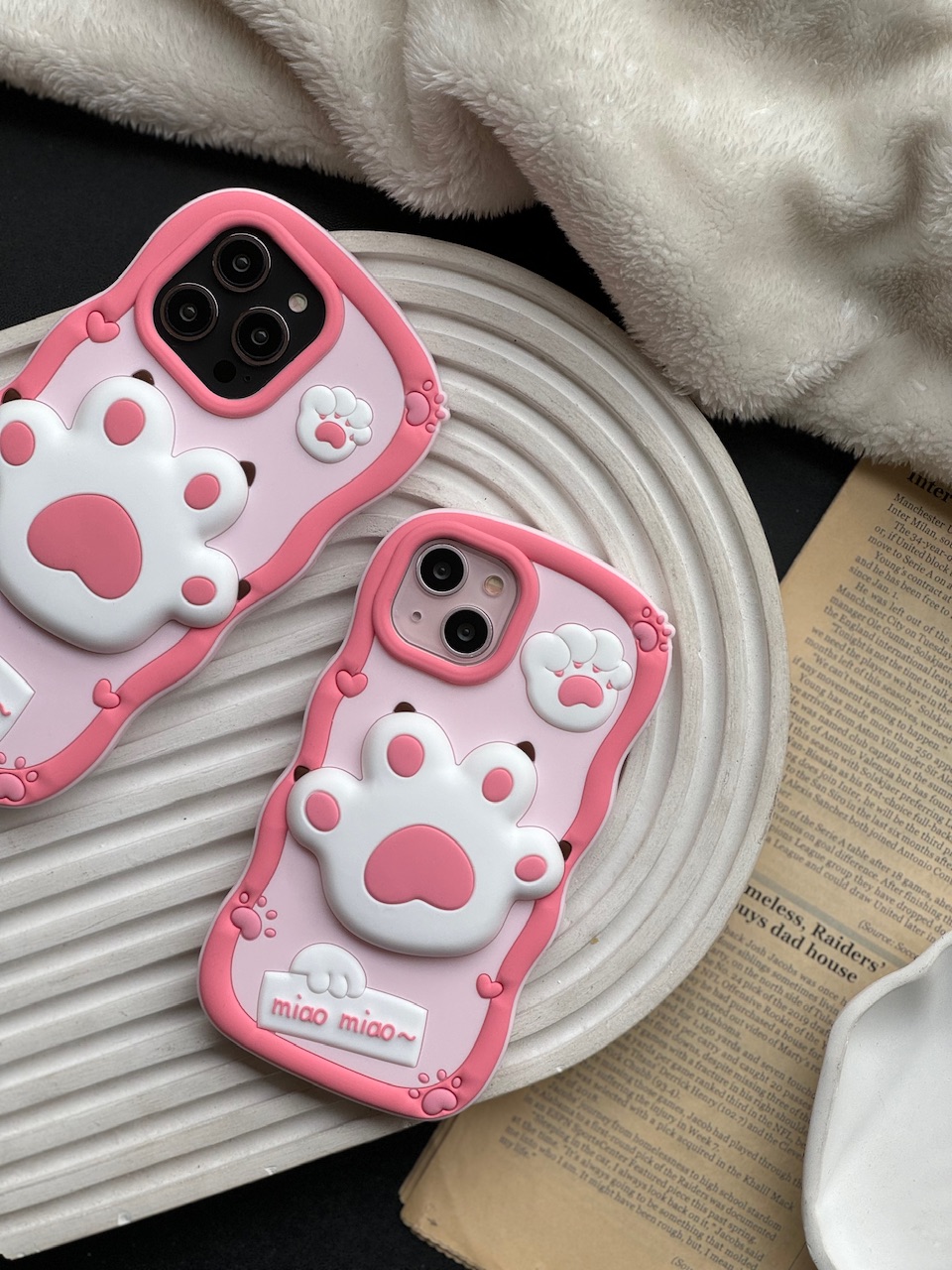 قاب پنجه سیلیکونی صورتی