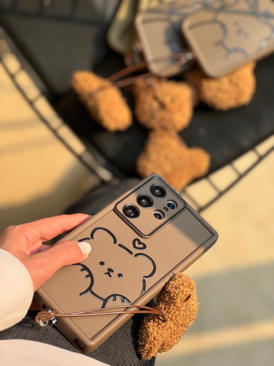 قاب تدی با آویز پشمی سامسونگ و شیائومی