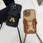 قاب خرس جاکارتی چرمی همراه با بند