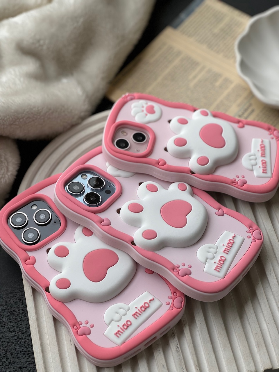 قاب پنجه سیلیکونی صورتی