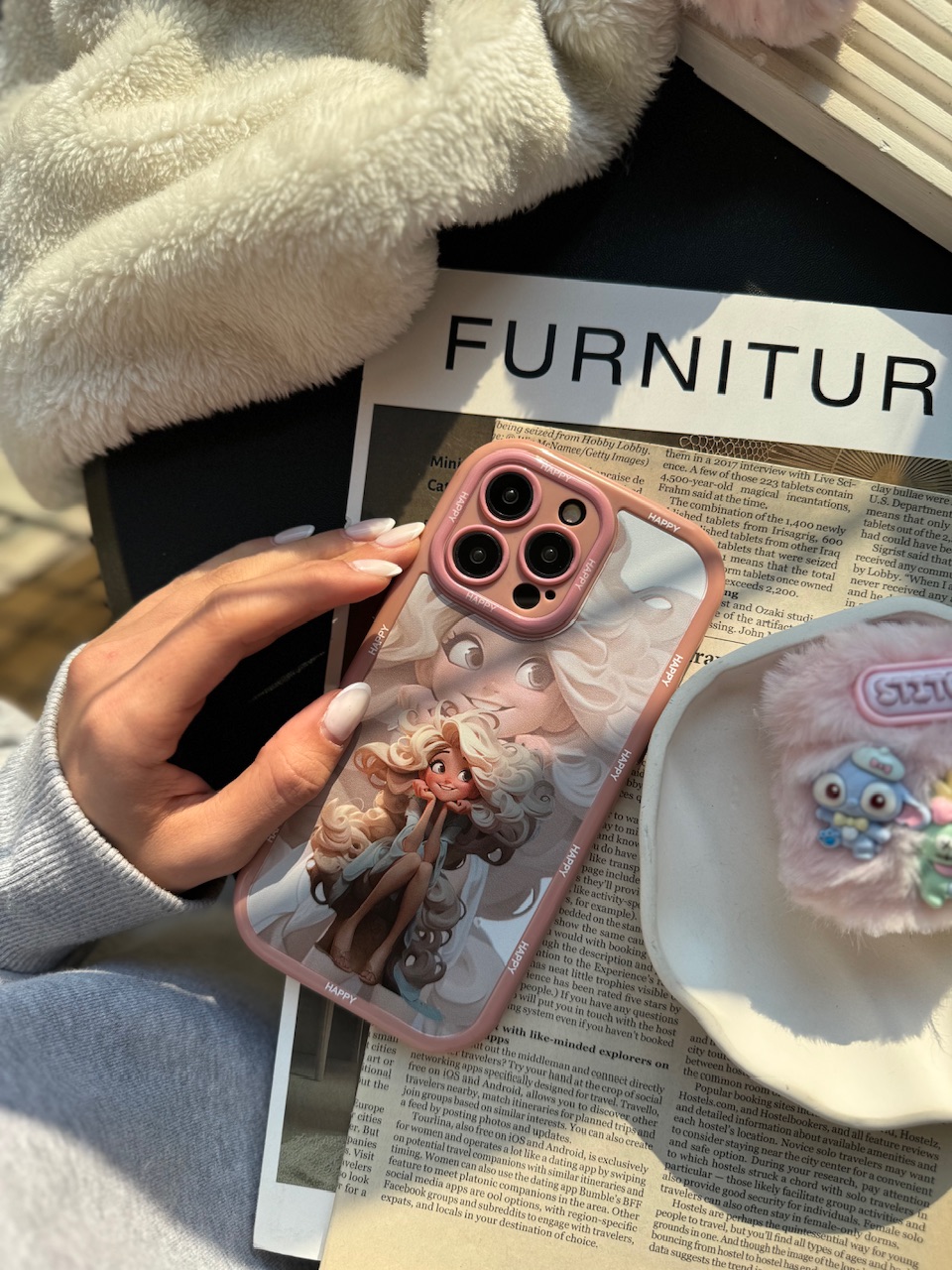 قاب Happy Blonde Girl