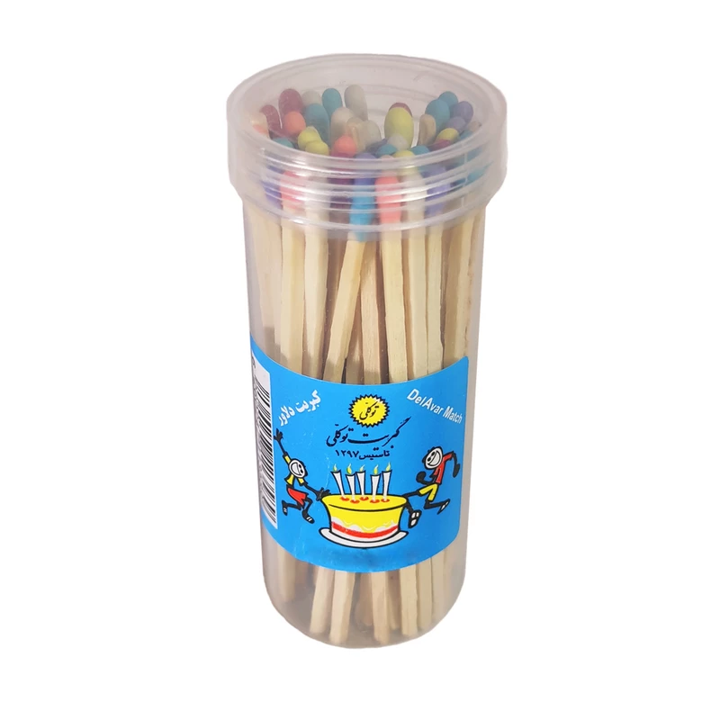 کبریت رنگی دلاور