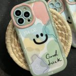 قاب موبایل آیفون سبز پاستلی محافظ لنزدار