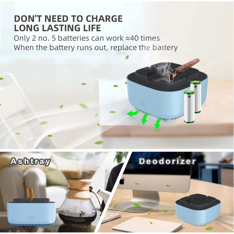 زیرسیگاری مکنده دود مربع